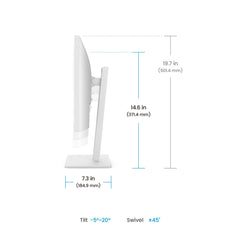 BenQ GW2486TC 24" IPS 1080p Home Office Monitor, FHD, USB-C (65 W voeding), 100Hz, Eye-Care, Ergonomisch design, USB hub, daisychain, hoge verversingssnelheid, 99% sRGB, HDMI, Display Port