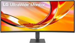 LG 34U640B-B - 34 Inch Curved Ultrawide Monitor - UWQHD - 144Hz - USB-C (65W)