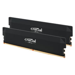 Crucial Pro RAM DDR5 32GB Kit (2x16GB) 6000MHz CL36, Gaming Memory Overclocking, Intel XMP 3.0 / AMD EXPO, Desktop Memory (PC), Black - CP2K16G60C36U5B