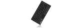 KeySonic KSK-5031IN (DE) Water-/stofdicht mini-toetsenbord (USB-kabel) gemaakt van siliconen met touchpad en 2 muisknoppen (zwart)