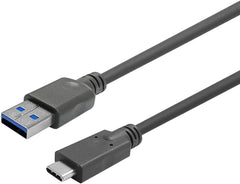 USB-C male - A male Cable 2m Black, PROUSBCAMM2