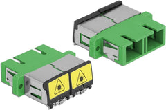 DeLOCK 86892 Glasvezel Koppeling - SC Duplex naar SC Duplex - Singlemode Groen