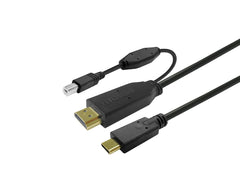 VivoLink PROUSBCHDMIUSBB7.5 Touchscreen Kabel - HDMI & USB - 7.5 Meter - Zwart