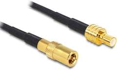 Delock 88732 coaxkabel 0,5 m SMB RG-174 Black