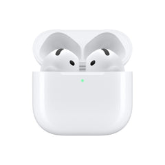 Apple AirPods 4 draadloze oortjes, Bluetooth-koptelefoon, persoonlijke ruimtelijke audio, zweet- en waterbestendig, USB C-oplaadcase, H2 chip, tot 24 uur batterijduur, moeiteloos instellen voor iPhone