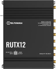 Teltonika RUTX12 Industriële Dual 4G LTE Router - Cat 6 & Gigabit