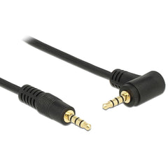 DeLOCK 84737 Jack 3.5 mm Audiokabel - 4-Pin Mannelijk - Zwart