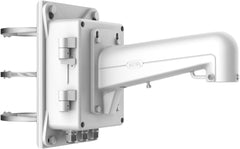 Hikvision DS-1602ZJ-BOX-POLE Paalmontagebeugel met Aansluitdoos - Wit