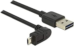 DeLOCK EASY-USB 2.0-A naar Micro-USB Kabel - Haaks - 0,5 meter