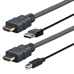 PRO HDMI W/USB 2.0 A/B (AMP) ., PROHDMIUSBAB4
