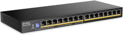 Zyxel GS1100-16EPS - 16-Poorts Gigabit PoE+ Switch (135W)