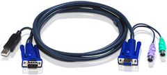 ATEN 2L-5506UP USB & VGA KVM Kabel - 6 meter