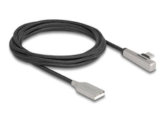 DeLOCK 80767 USB cable USB 2.0 2 m USB A USB C Black, Silver