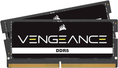 Corsair VENGEANCE DDR5 SODIMM 16GB (2x8GB) DDR5 Tot 4800MHz C40 (Compatibel met bijna alle Intel- en AMD-systemen, snellere laadtijden, soepeler multitasken) Zwart