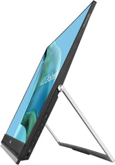 ASUS ZenScreen MB249C - 24 inch draagbare USB-monitor - Full HD 1920x1080, USB Type-C 60 Watt, HDMI, autorotatie, standaard, FreeSync - IPS-paneel, 16:9, anti-reflecterend, luidspreker, zwart