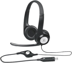 LOGITECH H390 zwart met kabel, 981-000406