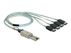 DELOCK Kabel SAS 26pin naar 4X eSATA SFF 8088-4X eSATA 1m
