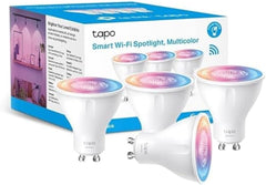 TP-Link Tapo L630 Slimme GU10 LED Spots Dimbaar Meerkleurig - 4-Pack