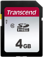 Transcend SDC300S 4GB SDHC Geheugenkaart - Class 10