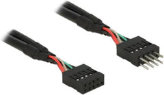 Delock Interne USB 2.0 Pin Header Verlengkabel - 10-Pin - 25 cm