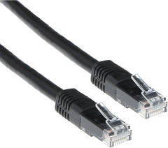 CAT5E U/UTP BLACK 15.00M