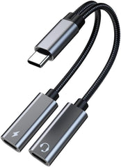 MicroConnect USB-C naar Dual USB-C Adapter - Power Delivery (PD) & Data