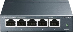 TP-Link TL-SG105 - 5-Poorts Gigabit Desktop Switch (Metalen Behuizing)
