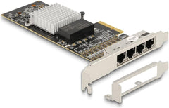 DeLOCK PCI Express x4 Netwerkkaart naar 4x RJ45 Gigabit LAN (Intel i350)