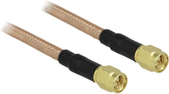 DeLOCK 88895 HF Antennekabel - SMA Mannelijk naar SMA Mannelijk - 1m RG-142 Low Loss