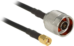 DeLOCK 88937 Low Loss Antennekabel - N-Stekker naar RP-SMA Stekker - 0,5m