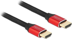 DeLOCK Ultra High Speed HDMI 2.1 Kabel 48 Gbps - 8K 60Hz - 2 Meter - Rood