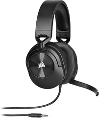 Corsair HS55 SURROUND Gamingheadset (Kunstlederen oorschelpen van traagschuim, Dolby Audio 7.1 surround sound op PC en Mac, Omnidirectionele microfoon, Multi-platform compatibiliteit) Zwart