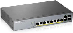 Zyxel GS1350-12HP Smart Managed CCTV PoE+ Switch - 130W