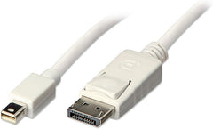 LINDY Mini DisplayPort naar DisplayPort Kabel 1.2 - 4K - 2 meter - Wit