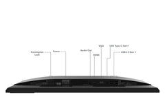 Lenovo L27m-30 (Schermdiagonaal 27", Beeldresolutie: 1920 X 1080, Full HD, 250 nits) monitor (HDMI, VGA, USB Type-C reactietijd 4ms, AMD FreeSync)