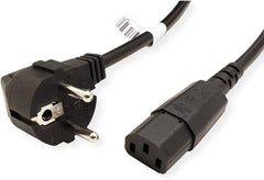 Bachmann 354.127 Voedingskabel - Schuko naar C13 - H05VV-F 3G1.5 mm² - 2m - Zwart