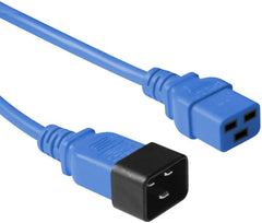 MicroConnect IEC C20 naar Type F Schuko Stroomkabel - Blauw