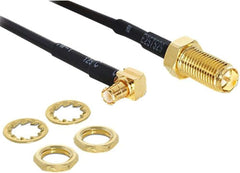 DeLOCK 88472 Antennekabel - RP-SMA Inbouw naar MCX 90° Haaks - 32 cm
