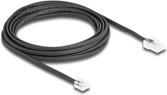 Delock Telefoonkabel RJ45 naar RJ11 - 5 meter - Zwart