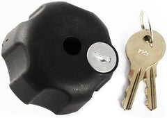 RAM Mounts RAM-KNOB3LU Afsluitbare Beveiligingsknop - B-Maat met Sleutels