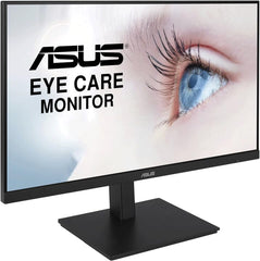 ASUS VA27DQSB Eye Care Monitor 68,58 cm (27 inch) (Full HD, IPS, 75Hz Adaptive-Snyc, HDMI, DisplayPort, VGA, luidspreker, 5ms reactietijd) zwart