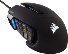 Corsair Scimitar RGB Elite Gaming Muis - 18.000 DPI - 17 Knoppen - Zwart