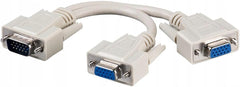 MicroConnect MONG2H VGA Y-Splitter Kabel - 0,3 m - Wit