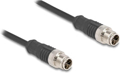 DeLOCK 80863 Cat5e S/FTP Netwerkkabel - RJ45 - 1 meter - Zwart