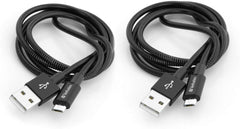 Verbatim 48874 Robuuste Micro-USB Oplaad- en Datakabel - 100 cm - Duopack - Zwart