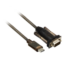 ACT USB C Seriële Adapter, USB Type C naar DB(9pin) RS232, lengte 1,5m, voor printers, kassa's, PDA - AC6002