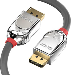 LINDY 36301 kabel, displayport stekker naar stekker chroom