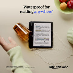 Kobo Libra Colour eReader | 17,8 cm (7 inch) E-Ink Kaleido ™ 3 Display | Instelbare kleurtemperatuur en helderheid | Blauw licht reductie | eBooks en AudioBooks | 32 GB geheugen | Waterdicht | Zwart