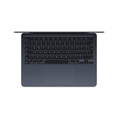 Apple 13” MacBook Air met M3-chip: 13,6” Liquid Retina-display, 16 GB centraal geheugen, 256 GB SSD-opslag, toetsenbord met achtergrondverlichting, 1080p FaceTime HD-camera, Touch ID; Middernacht