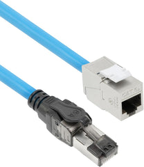 ACT FB0170 CAT6A S/FTP Prefab Installatiekabel 70m - B2ca PoE++ RJ45 Male-Female